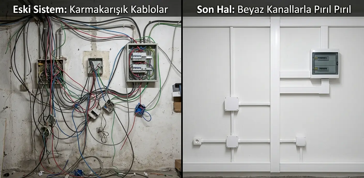 Kamera ve Sistem Odası Kablo Düzenleme Hizmeti - İzmir